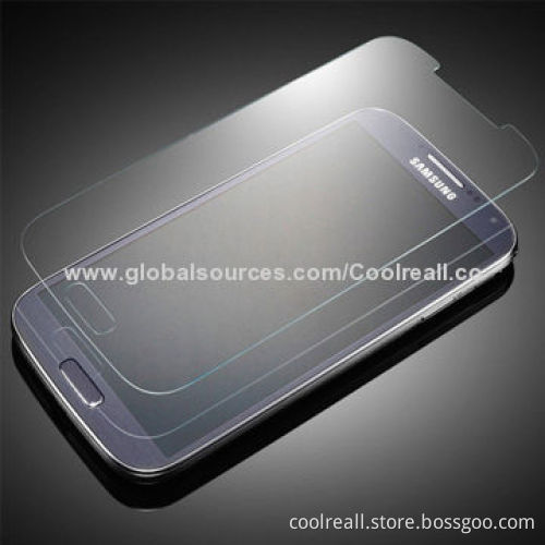 Tempered-glass Screen Protector for Galaxy S4, with Auto-exhaust, Waterproof